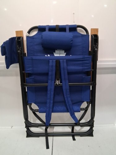 nhl Toronto Maple Leafs folding backpack chair - blue image 2