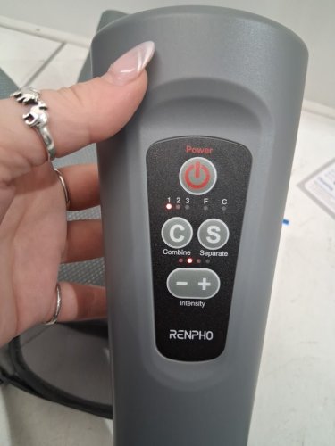 Renpho Aeria Ultimate Thermal Full Leg Massager with 20 Minute Timer - Silver/Grey (model: RF-ALM071) image 4