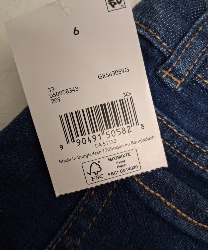 GEORGE GIRLS MIDI DENIM SHORTS - SIZE 6 - BLUE image 3