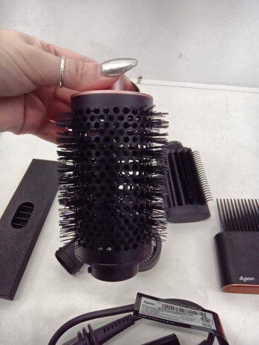 6PC DYSON i.d curly + coily airwrap multi styler and hair dryer with bluetooth - amber silk ( model: hs08) image 7