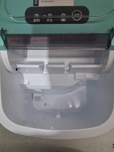 EUHOMY Countertop Ice Maker Machine with Handle, Basket and Scoop - MAKES 26LBS Per Day - BLACK (MODEL: IM-06H/IM001-BGE-CAEH) image 6