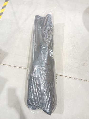 Overmount Oversized Folding Camping Chair with carry bag - 400lbs cap - black/light grey image 2
