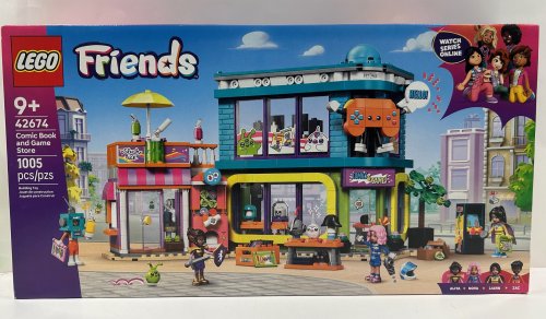 1005pc Lego - friends - comic book and game store (42674) image 4