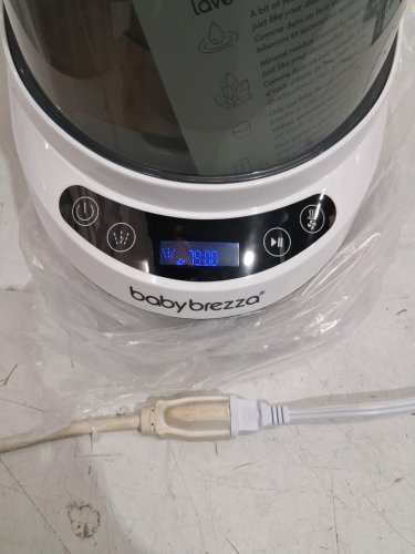 BabyBrezza Bottle Washer Pro 3-in-1 washer/sterilizer/dryer - holds 4 bottles - black/white (model: BRZ0103) image 4