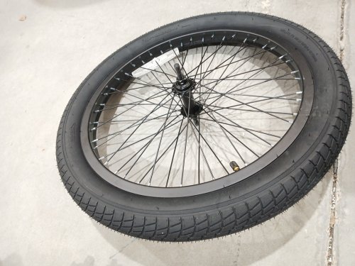 korimefa kids freestyle bmx bike with pegs and 360 gyro - 20" wheels - 145lbs cap - Black (model: kf-bmx01-b20) image 5