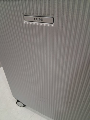 letome TSA Lock hardshell spinner luggage - 24" - silver (model: 1740657) image 3