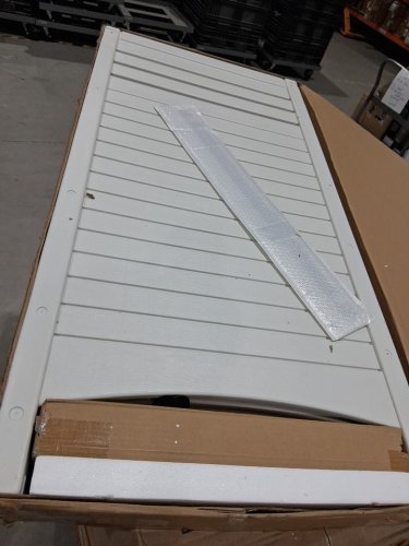 4PK Outdoor Fence Privacy Panels - 45" - WHITE (MODEL: KY-WL002AM-WHITE) image 3