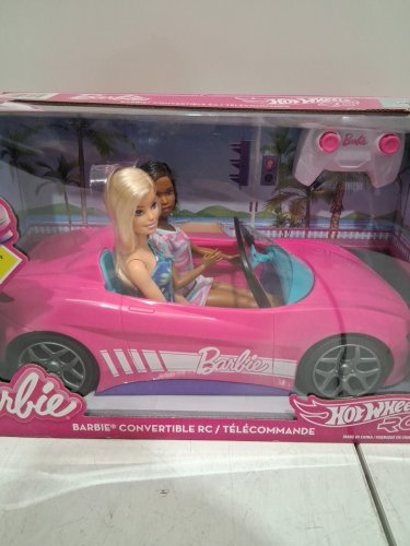 Hot Wheels Barbie RC convertible 2 speeds - 2.4GHz - 100Ft control distance (Model: JBH05) image 3