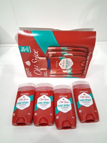 4PK OLD SPICE PURE SPORT HIGH ENDURANCE MENS DEODORANT - 85G EACH image 3