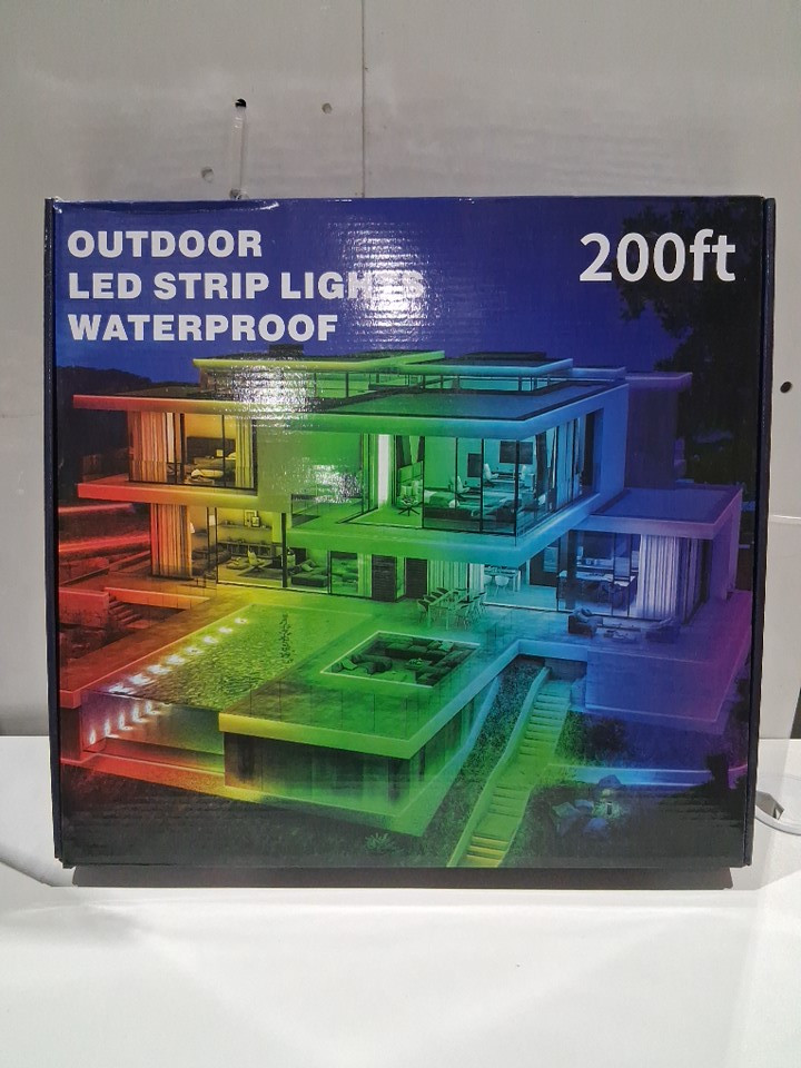 2pk Vimeepro Waterproof Outdoor LED Strip Lights - 100FT each - Multicolour image 2