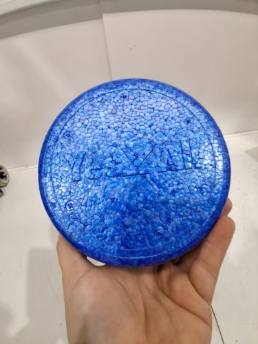 Yes4All Medium Firm Round PE Foam Roller - 18" - Blue - (Model: 673/blue) image 4