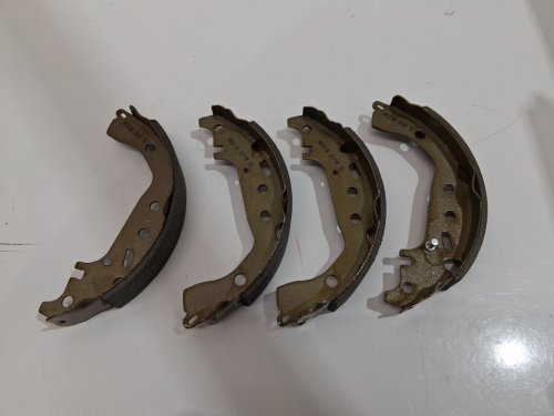 2PK cmx/Top Quality Rear brake Drum rotor and Rear Brake Shoes for 2006-2018 Toyota yaris - nickel (model: Drum: 8-9780 Brake Shoes: NB-917B) image 3