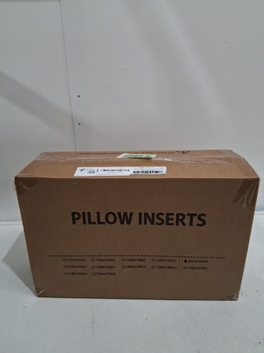 puredown feather throw pillow insert - 22" x 22" - white image 2