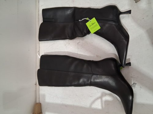 WOMEN'S SAM EDELMAN SYLVIA KNEE HIGH BOOTS, WIDE CALF - size 11 - Black Leather Wide Calf (STYLE: i8274m2004) image 3