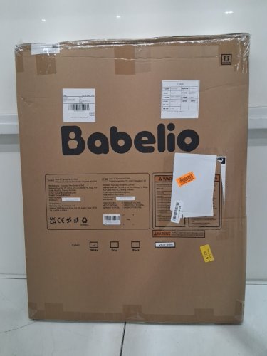 BABELIO extra-wide pressure mounted baby pet safety barrier gate - 29" to 48" wide - white (model: cb-m-101) image 2