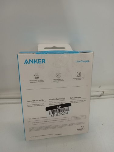 Anker 322 Series Durable Braided USB-A to USB-C Charging Cable - 3ft - White (Model: A81H5H21-1) image 2