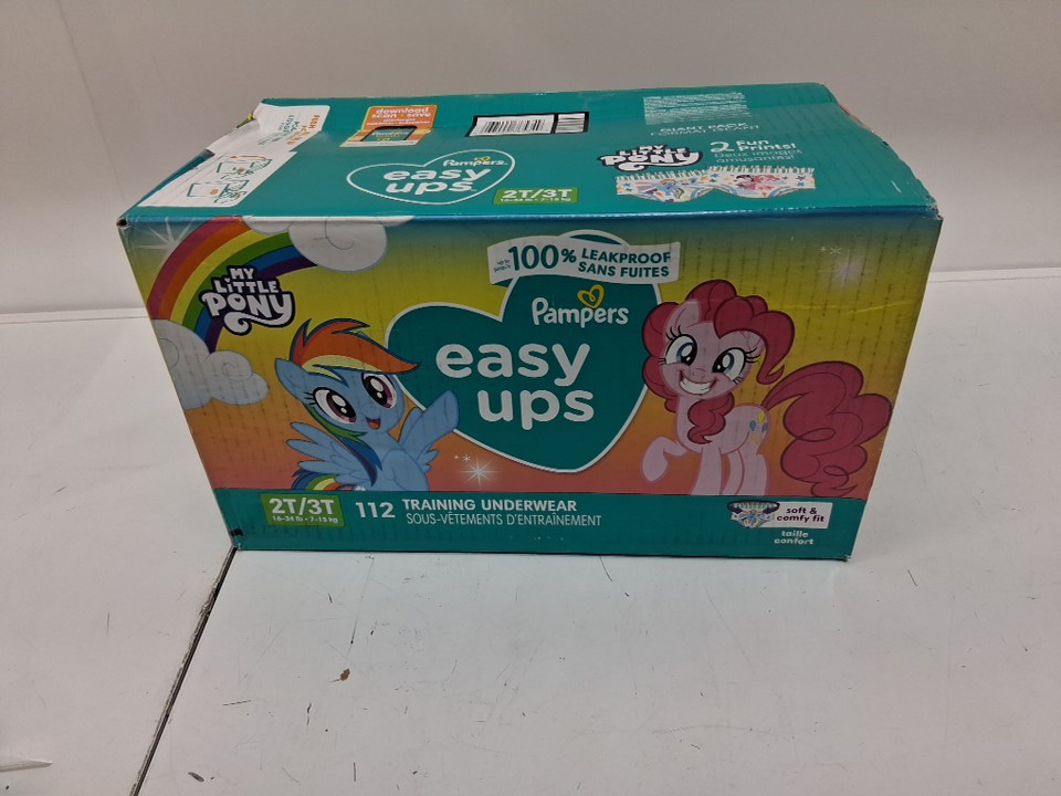 112PK Pampers Potty Training Underwear Easy Ups - 2T/3T - My Little Pony image 2