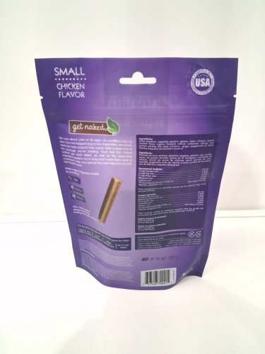 N-Bone Get Naked Grain Free Digestive Health Dental Chew Sticks - small - 176g - chicken flavour image 3