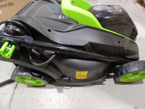 STEELITE Cordless Height Adjustable 5-Position electric Lawn Mower with 8GAL grass bag / BATTERY & charger - 13'' - GREEN/BLACK (model: ‎DG500 ) image 10