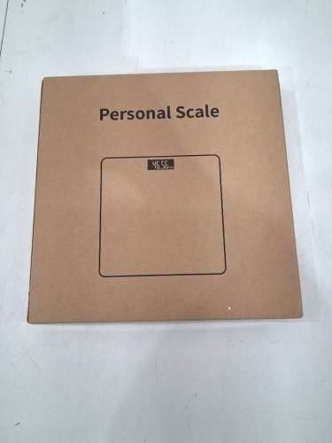 Rechargeable Smart Digital Weight Scale for Body Weight - 400lbs max capacity - black/grey image 3