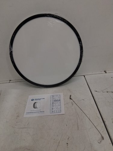 Bright Future Lighting LED Flush Mount Ceiling Light Fixture 32w - 3000k-5000k - 16" - BLACK - (model: BFL16-D400H25-32W) image 3
