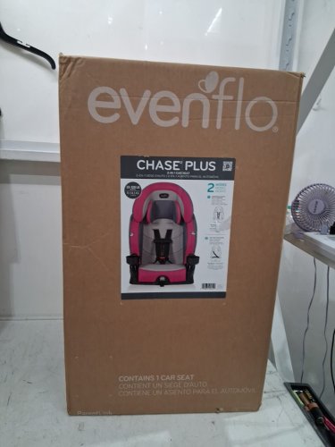 EVENFLO CHASE PLUS 2-IN-1 CONVERTIBLE BOOSTER CAR SEAT - GENEVA PINK/GREY (MODEL: 30712360C) image 2