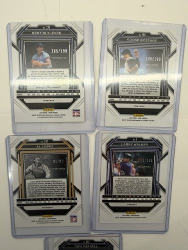 25 ASSTD LIMITED EDITION BASEBALL PLAYER CARDS image 6