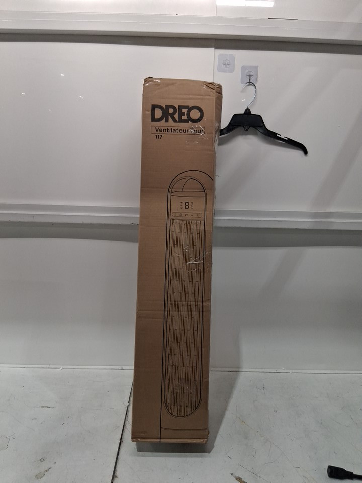 Dreo Cruiser TF117 Oscillating Tower Fan with Remote Control - 36" - White /silver (model: dr-htf017) image 2