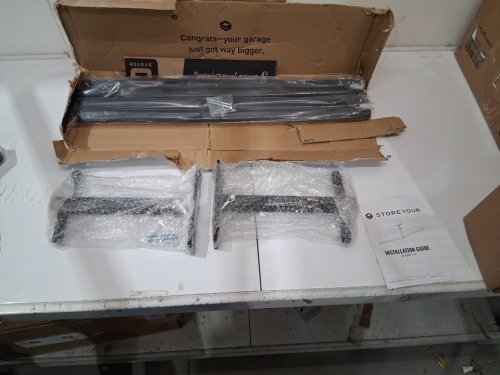 STOREYOURBOARD KAYAK hi-port ceiling Rack mount- 10"-18" x 30" - 150lbs max - black (model: 03873-KAYAK) image 3