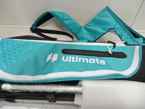 5PC ultimate junior complete kids golf club set with 4/6 golf clubs & versatile stand bag - right hand  - blue/black - (model: sp38121bl) image 5