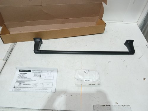 american standard townsend towel bar - 24" - matte black (model: 7353024.243) image 4