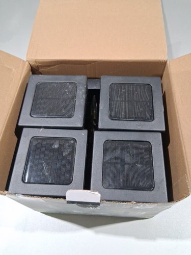 4PK naturally solar vintage style Led pathway light - 25lm - black (model: 1937955) image 3