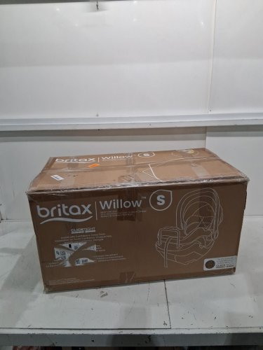Britax Willow S Infant Car Seat with Alpine Base Rear Facing 4–30 lb ClickTight Installation RightSize Harness SafeWash Fabrics UPF 50+ Canopy and Compatibility with Britax Brook and Grove Strollers - Grey / Black (Model:E1D004D) image 2