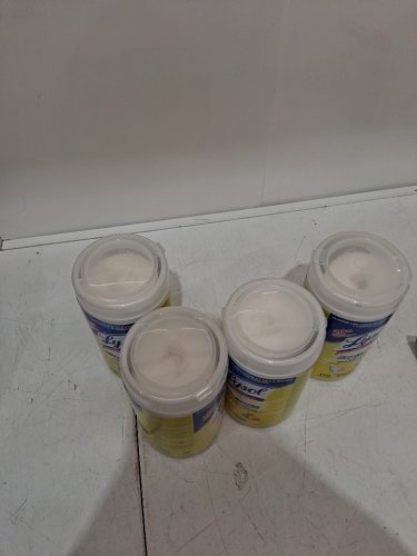 4pk lysol advanced disinfecting wipes - 550 wipes total - citrus scent (model: 1708072) image 3