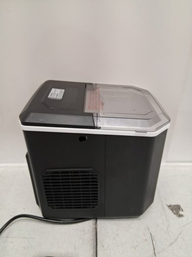 EUHOMY COUNTERTOP ICE MAKER MACHINE WITH HANDLE BASKET AND SCOOP -1.2L - MAKES 26LB/DAY - BLACK (MODEL: IM011-BBL-CAEH) image 6