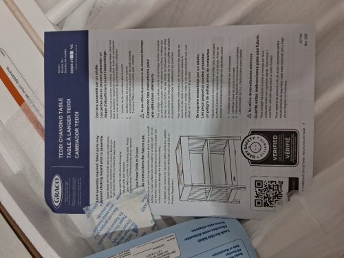 graco teddi baby changing table with 2 shelves - 33" x 17" x 35" - white (model: 00524-2101-vc) image 7