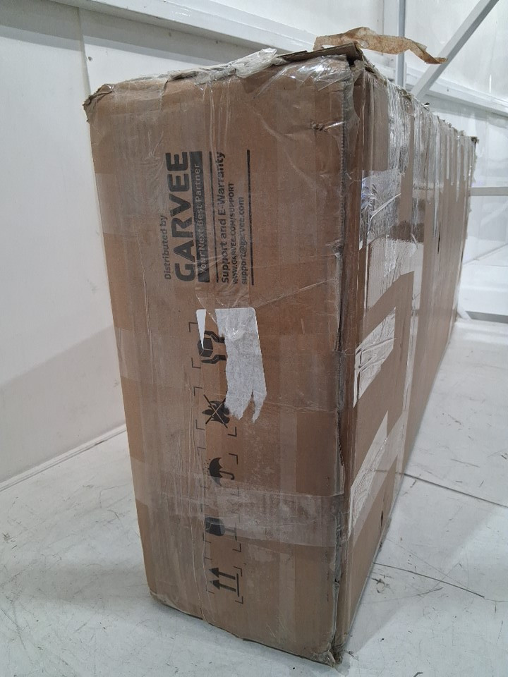 garvee upholstered bed frame with wooden slat support, headboard shelf, storage drawer, & charging station - TWIN - beige - (model: pho_158di9o0) image 4