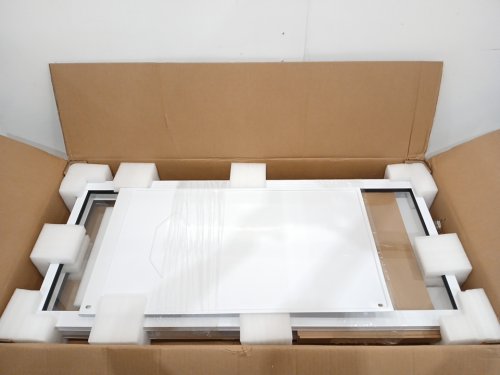 DOG DOOR FOR SLIDING GLASS DOOR - 76" - 81" - WHITE (MODEL: CWM03-XL) image 4