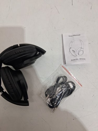Kvidio Bluetooth Wireless Over Ear Headphones - Black (Model: WH201A) image 3
