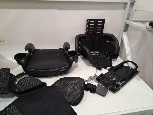 EVENFLO GOTIME SPORT/lx HIGH BACK BOOSTER SEAT - Black/grey (MODEL: cs700212445c) image 3