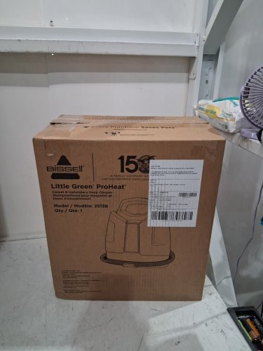 BISSELL LITTLE GREEN PROHEAT PORTABLE DEEP CLEANER/SPOT CLEANER WITH SELF-CLEANING HYDRORINSE TOOL - GREEN/GREY (MODEL : 2513B / 2513N) image 2