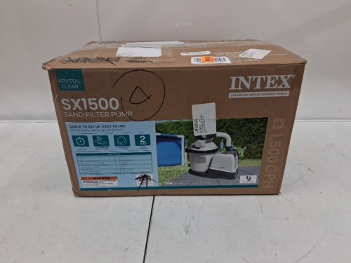 INTEX SX1500 Krystal Clear Sand Filter Pump for Above Ground Pools - 1500 GPH (model: 26643EG) image 2