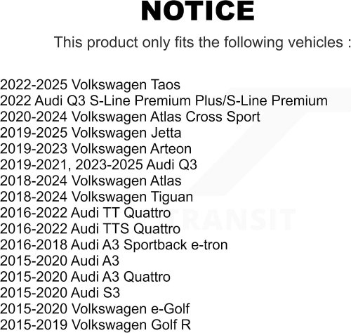 8PC CMX LEFT/RIGHT REPLACEMENT CERAMIC BRAKES WITH REAR BRAKE ROTORS FOR VARIOUS VOLKWAGEN AND AUDI MODELS - *SEE IN PHOTOS* - SILVER/BLACK - (MODEL: CMX-D1761/8-980585)) image 2