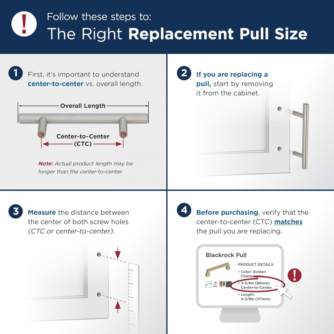 amerock appliance pull handle/cabinet handle - 18" (center-to-center) - Golden Champagne - (model: BP374711BBZ) image 2