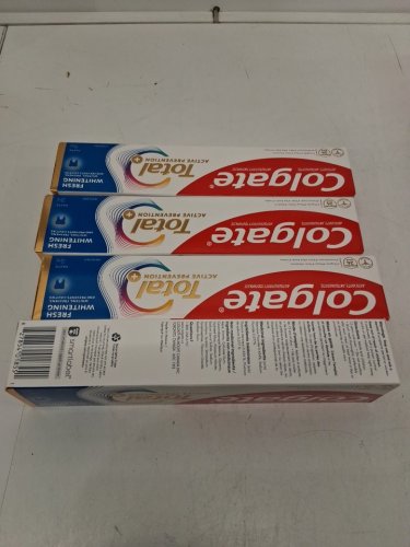 4PK COLGATE TOTAL ACTIVE PREVENTION TOOTHPASTE - FRESH WHITENING - 170ML/EACH image 2