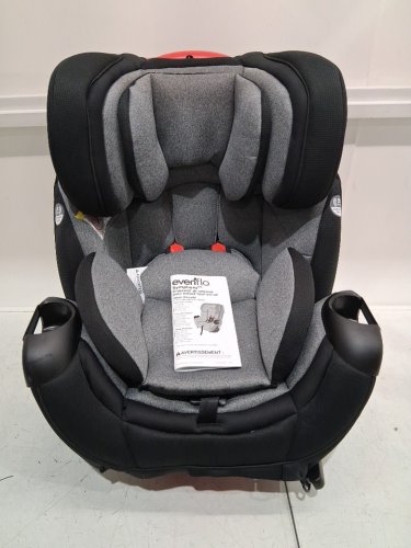 Evenflo SYMPHONY DLX ALL-IN-ONE CONVERTIBLE CAR SEAT WITH EASY CLICK INSTALL - Ashland Grey (MODEL: 34612173C) image 3
