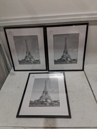 3PK UPSIMPLES PICTURE/POSTER FRAME - 16" x 20" - BLACK (model: fup0301024) image 2