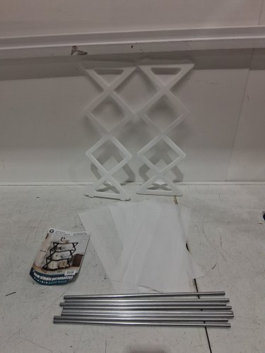 Generic 4-tier shoe rack - 7" x 16.5" x 19.5" - white (model: B0GFY5HRXX) image 3