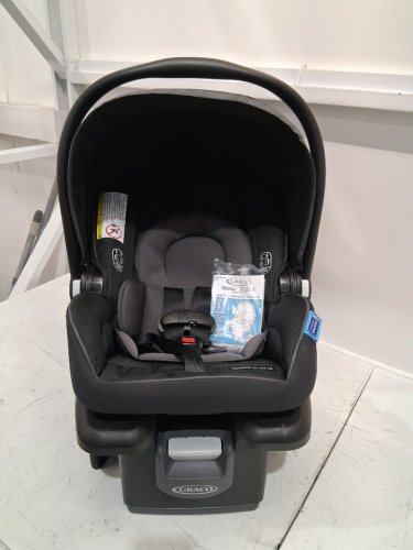 GRACO SNUGRIDE 35 LITE LX INFANT CAR SEAT - GOTHAM FASHION BLACK/GREY (MODEL: 2143034) image 3