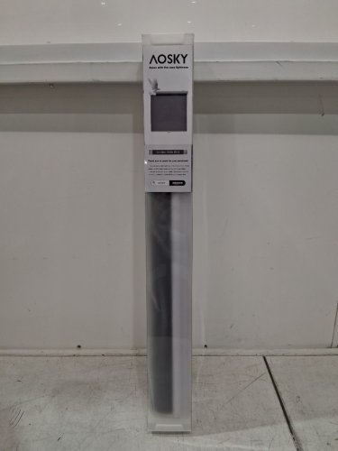 Aosky Cordless Blackout Roller Shade Thermal Insulated - 72" x 20" - Black/White (model: HW-PG-Black-2072) image 3
